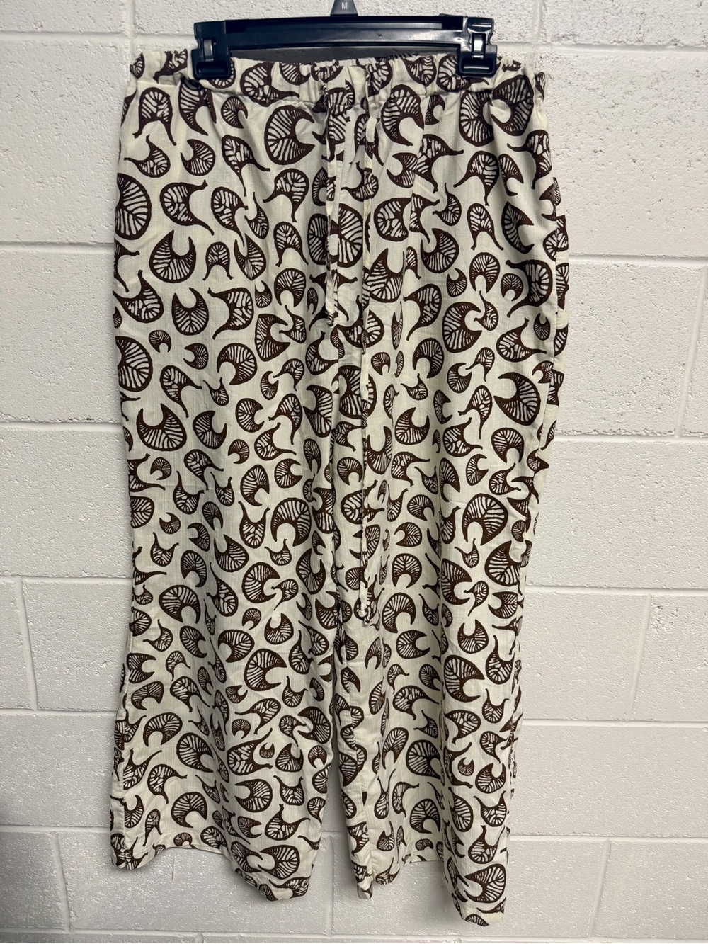 Kauluae Hawaii Flowy Drawstring Women Pants XL Pockets